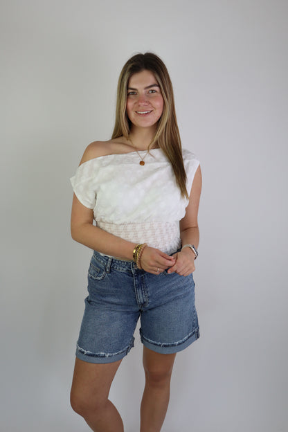 Reza Top White