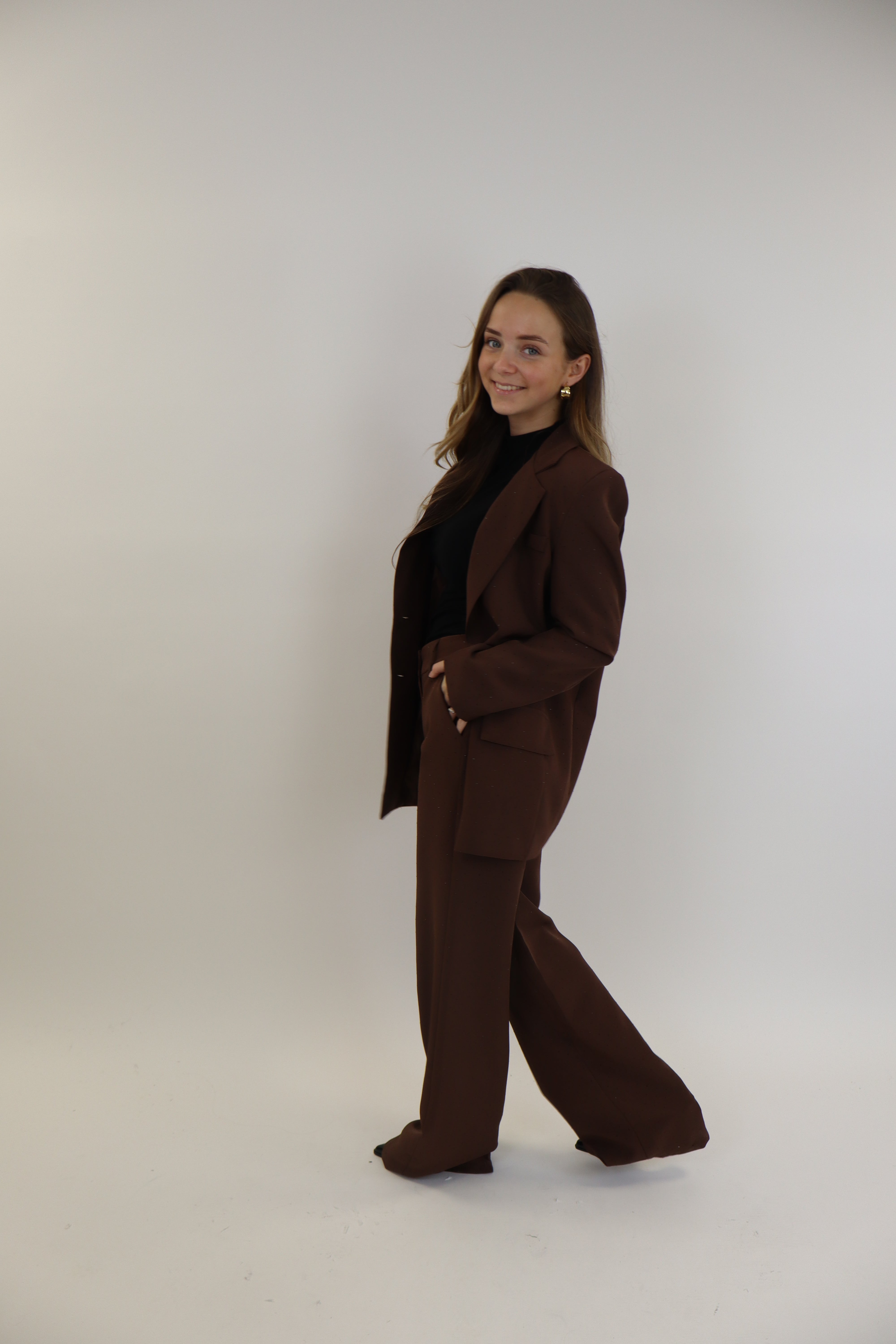 Glitter Pantalon Bruin