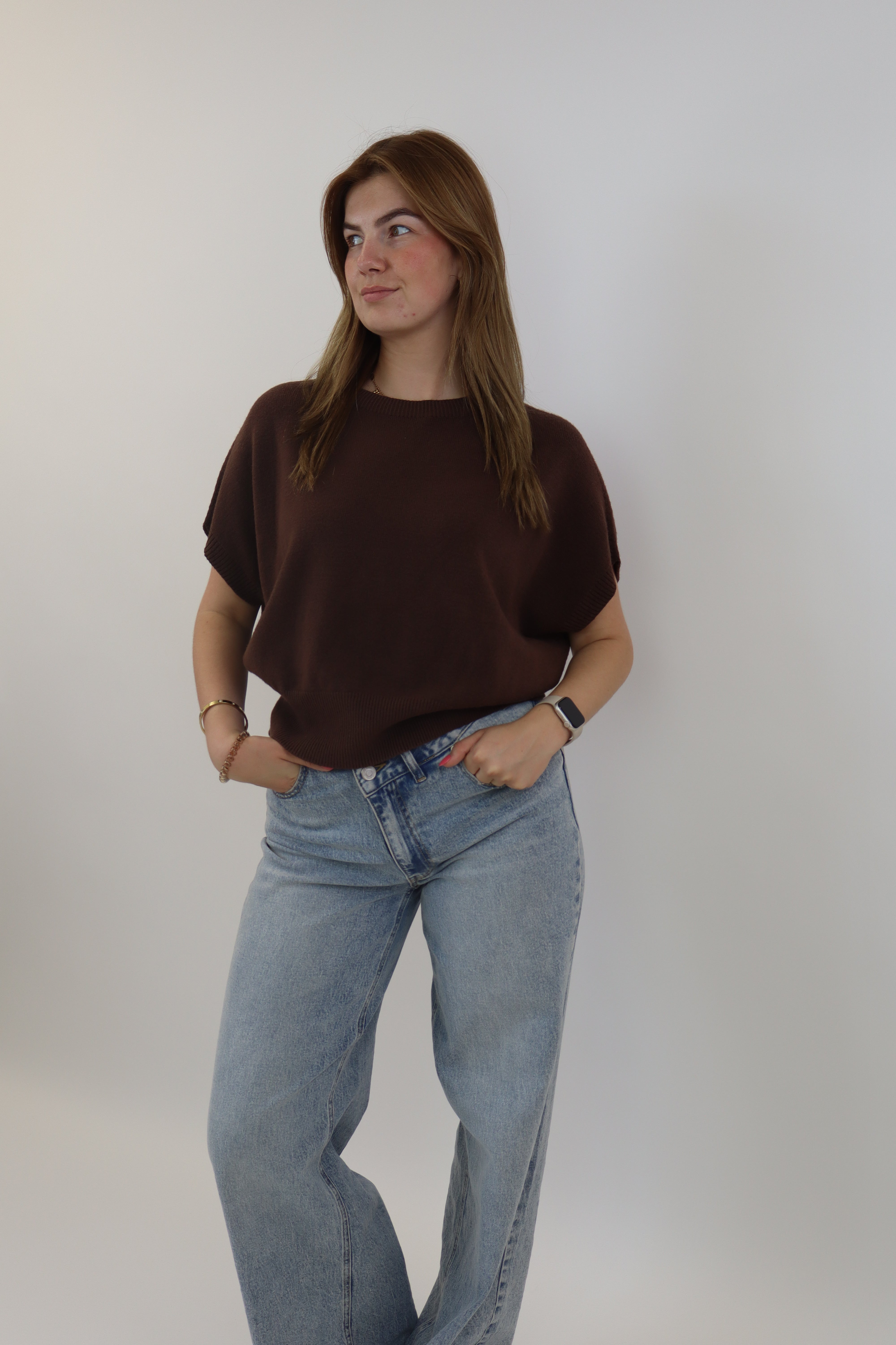 Yelina Basic Knit Bruin