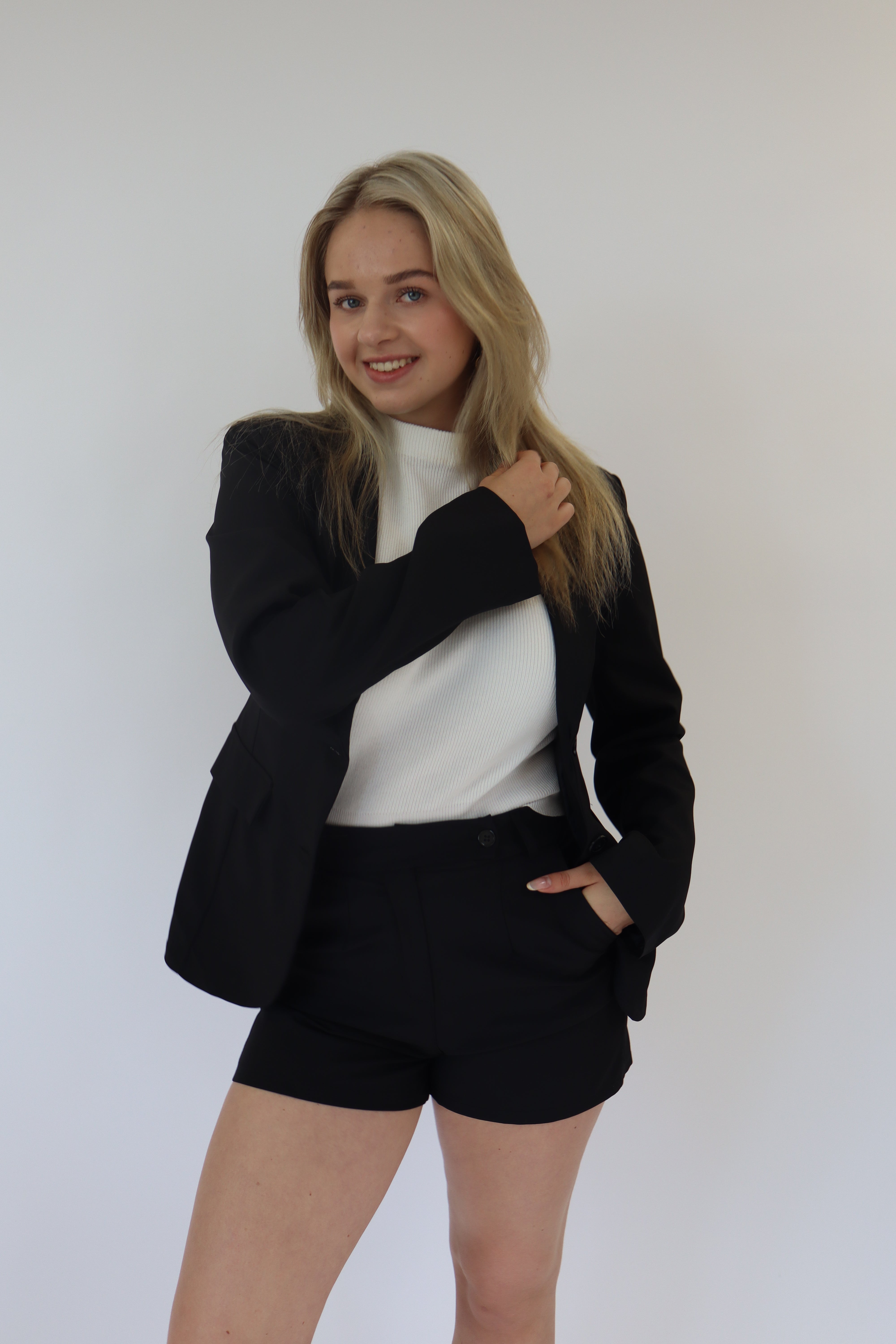 Solange Two Piece Set Black