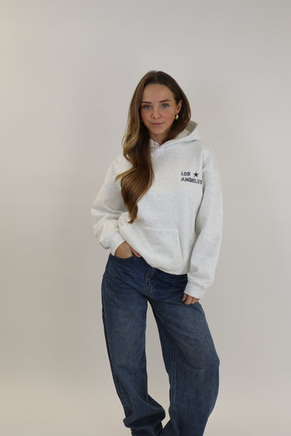Los Angeles Hoodie Light Grey