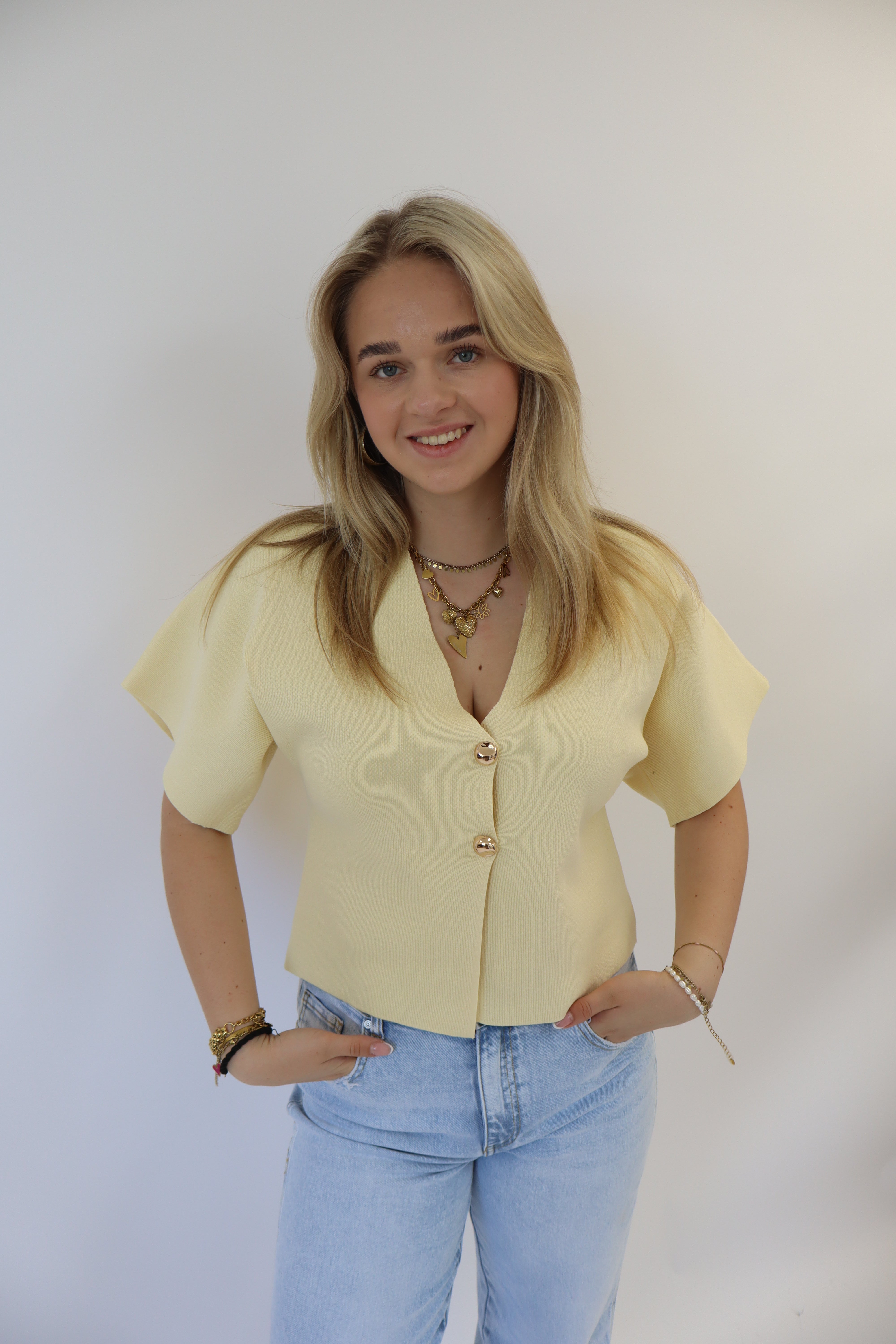 Inge Top | Geel
