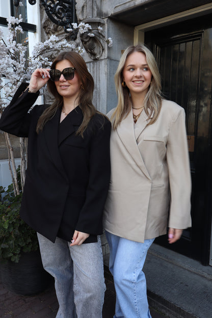Lotje Oversized Blazer | Zwart 24763