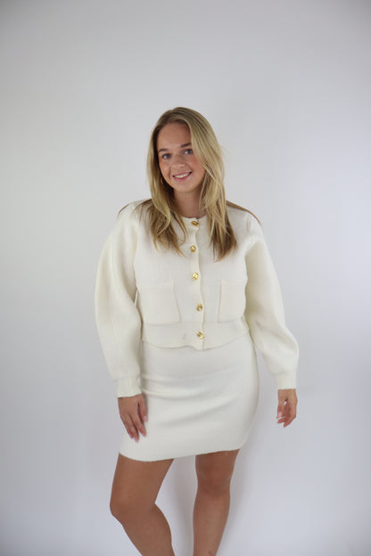 Odette Two Piece Set Creme