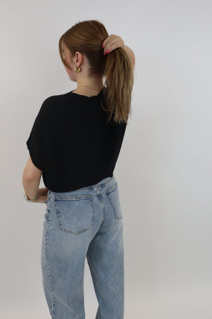 Yelina Basic Knit Zwart