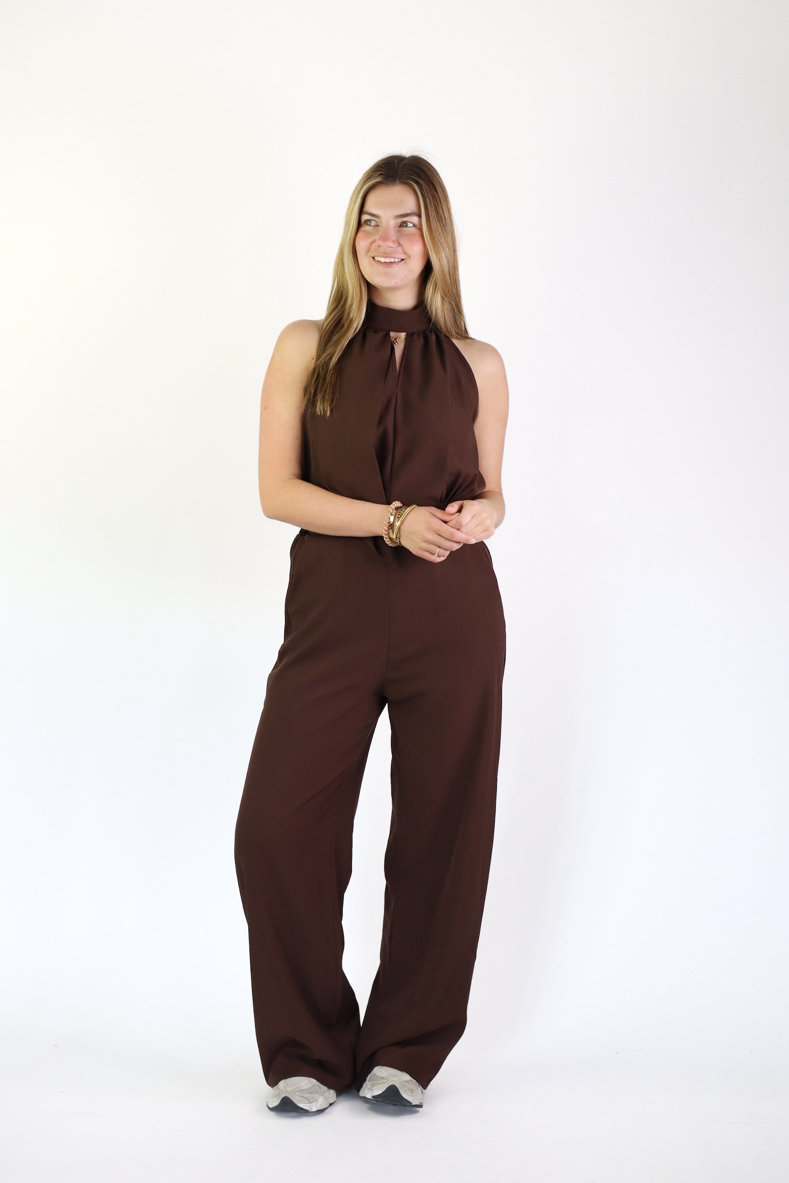 Maud Jumpsuit Brown