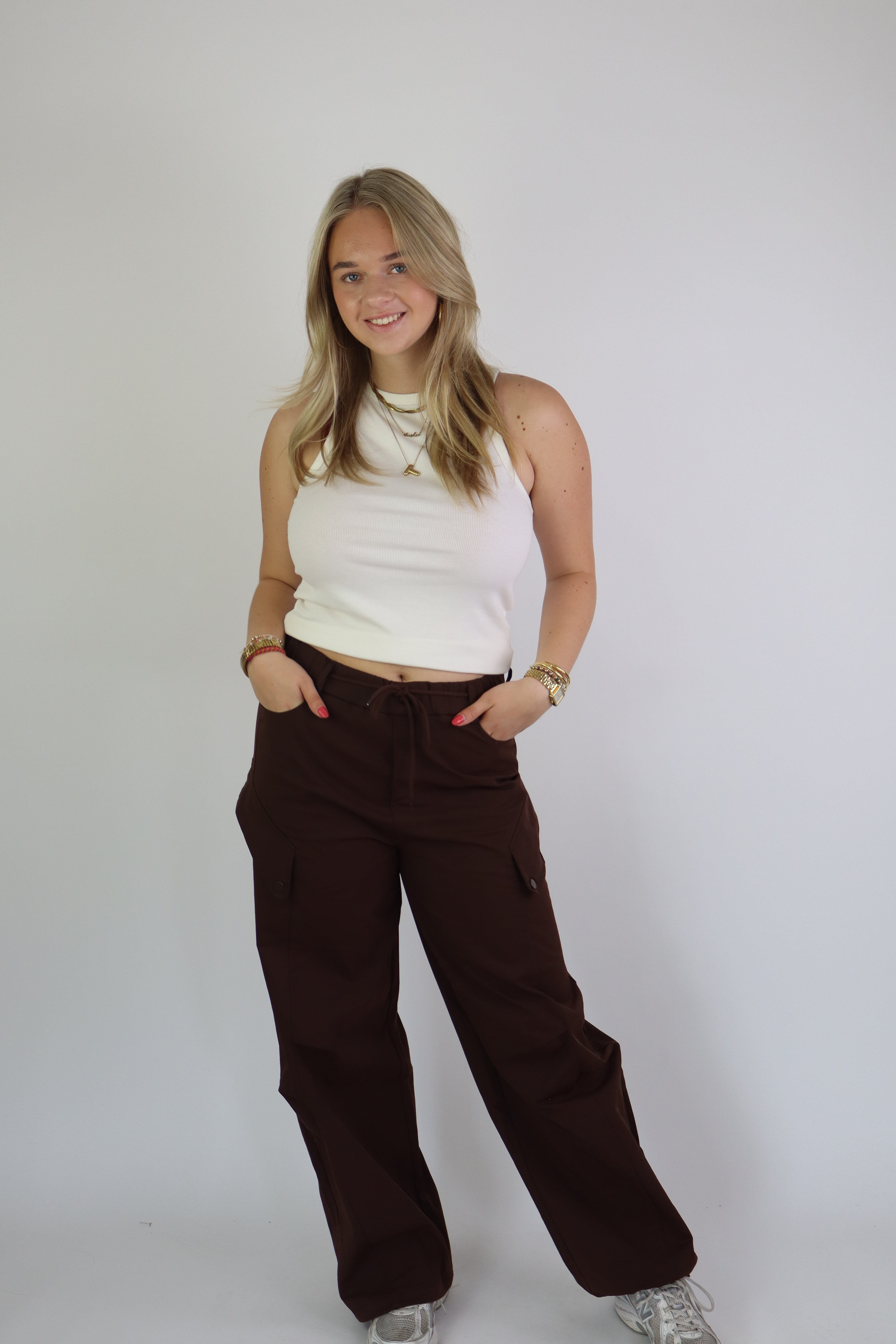 Sterre Cargo Pants Brown
