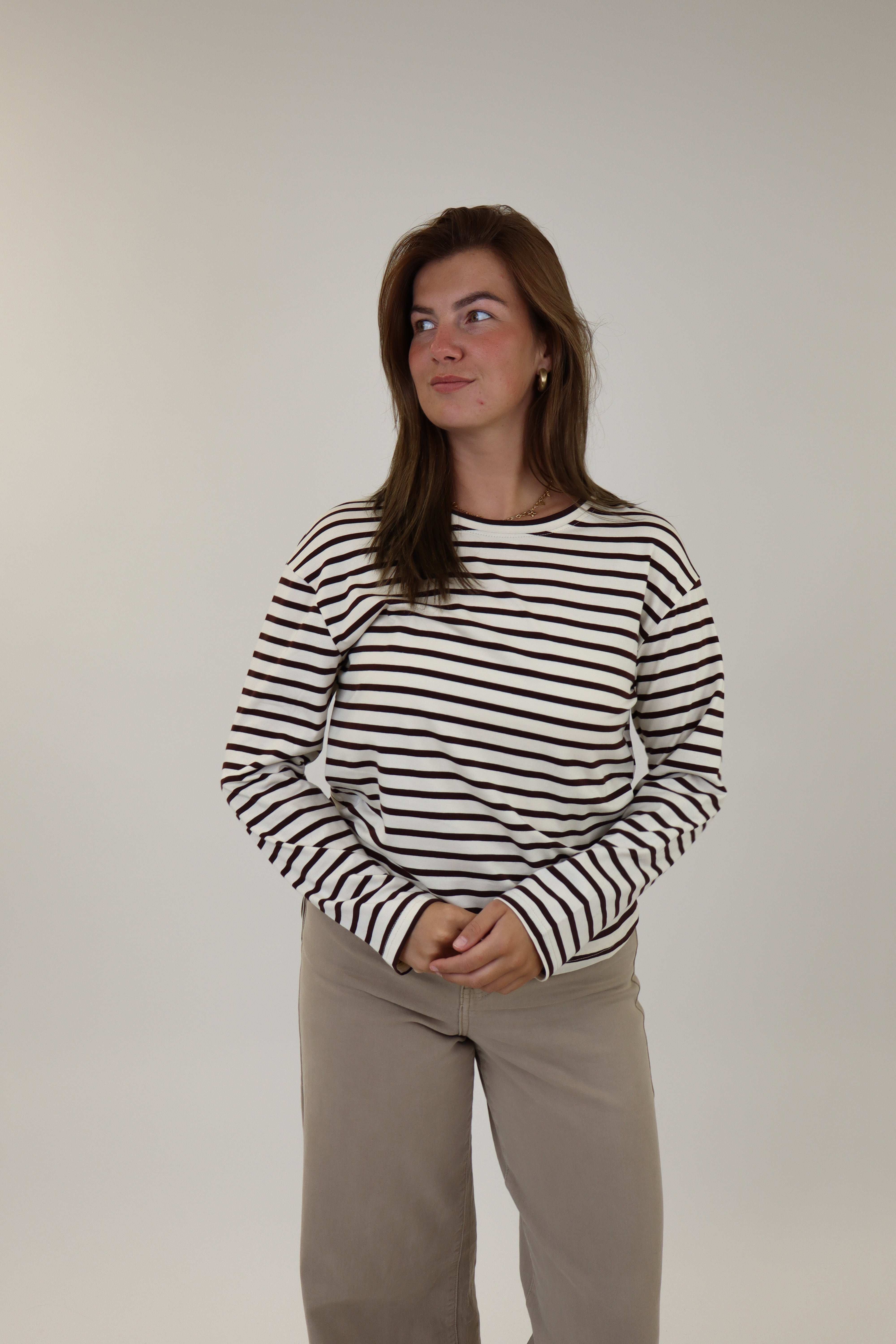 Isis Long Sleeve Top | Brown