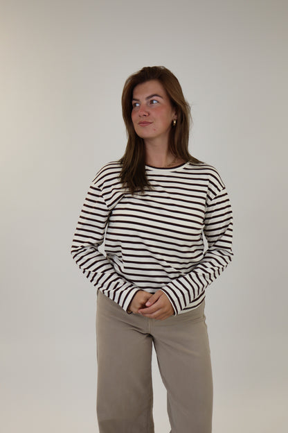 Isis Long Sleeve Top | Brown