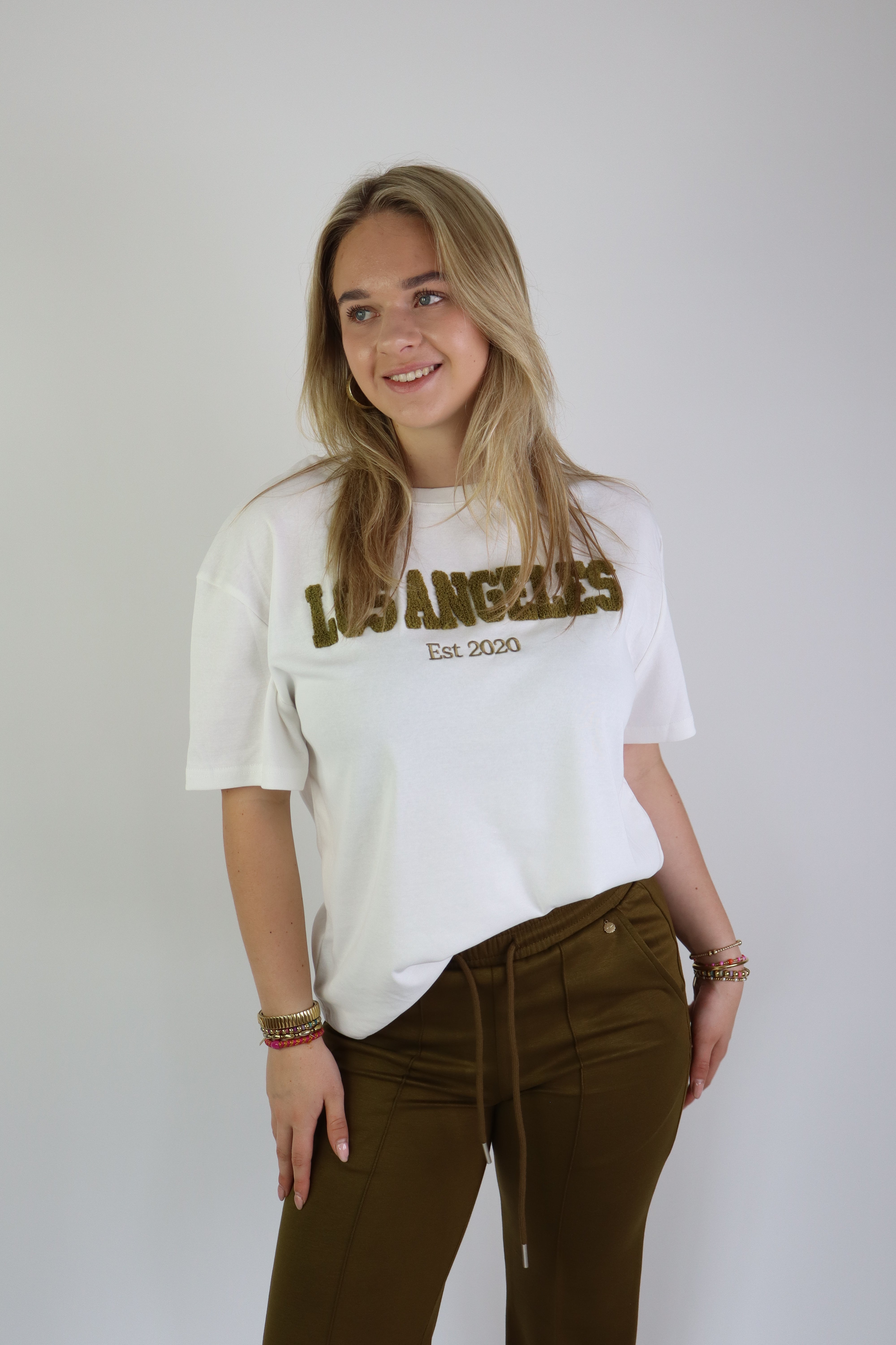 T - Shirt Los Angeles Olive