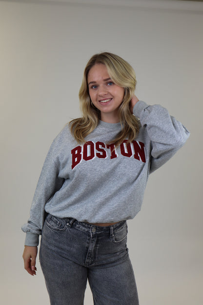 Boston Sweater | Light Grey