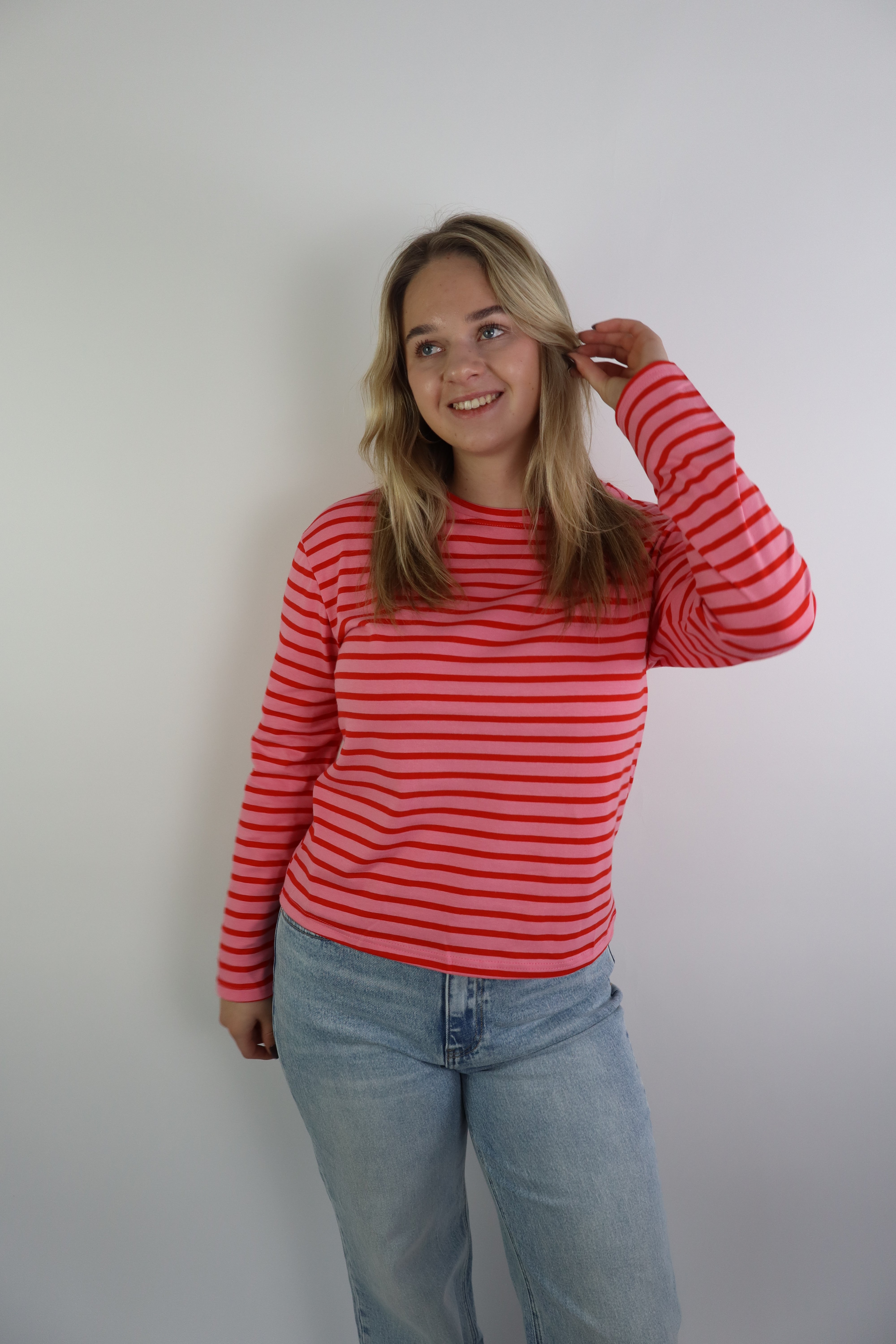 Isis Long Sleeve Top Rood/Roze