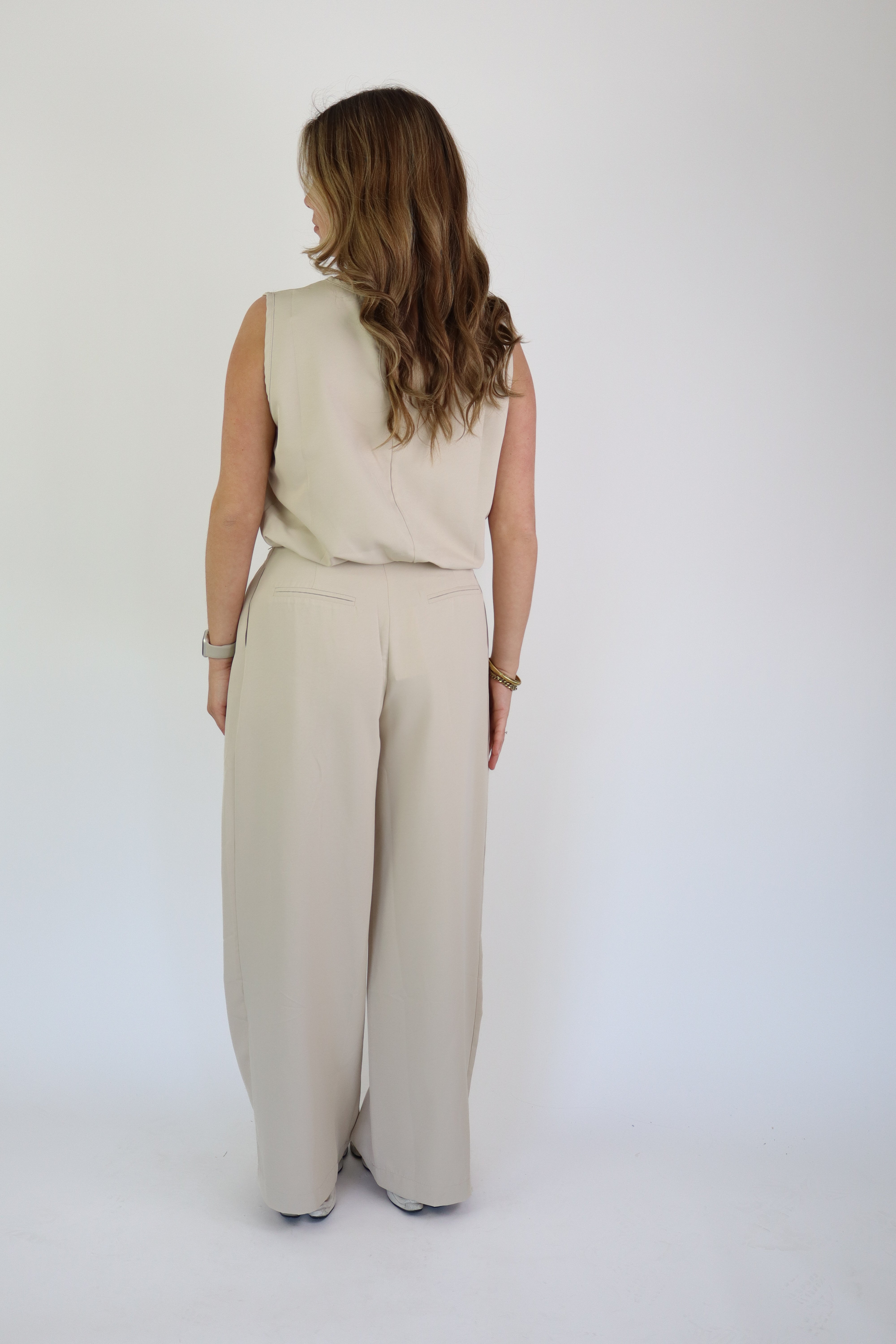 Kyra Two Piece Set Beige