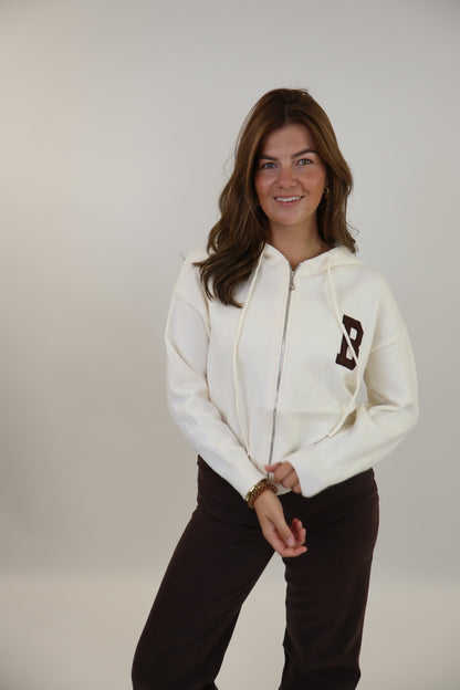 Brooklyn Zip Vest Off-White