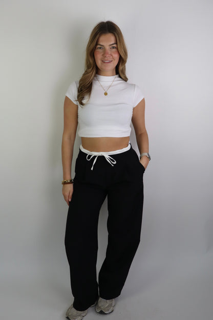 Lotte Boxer Pants Black