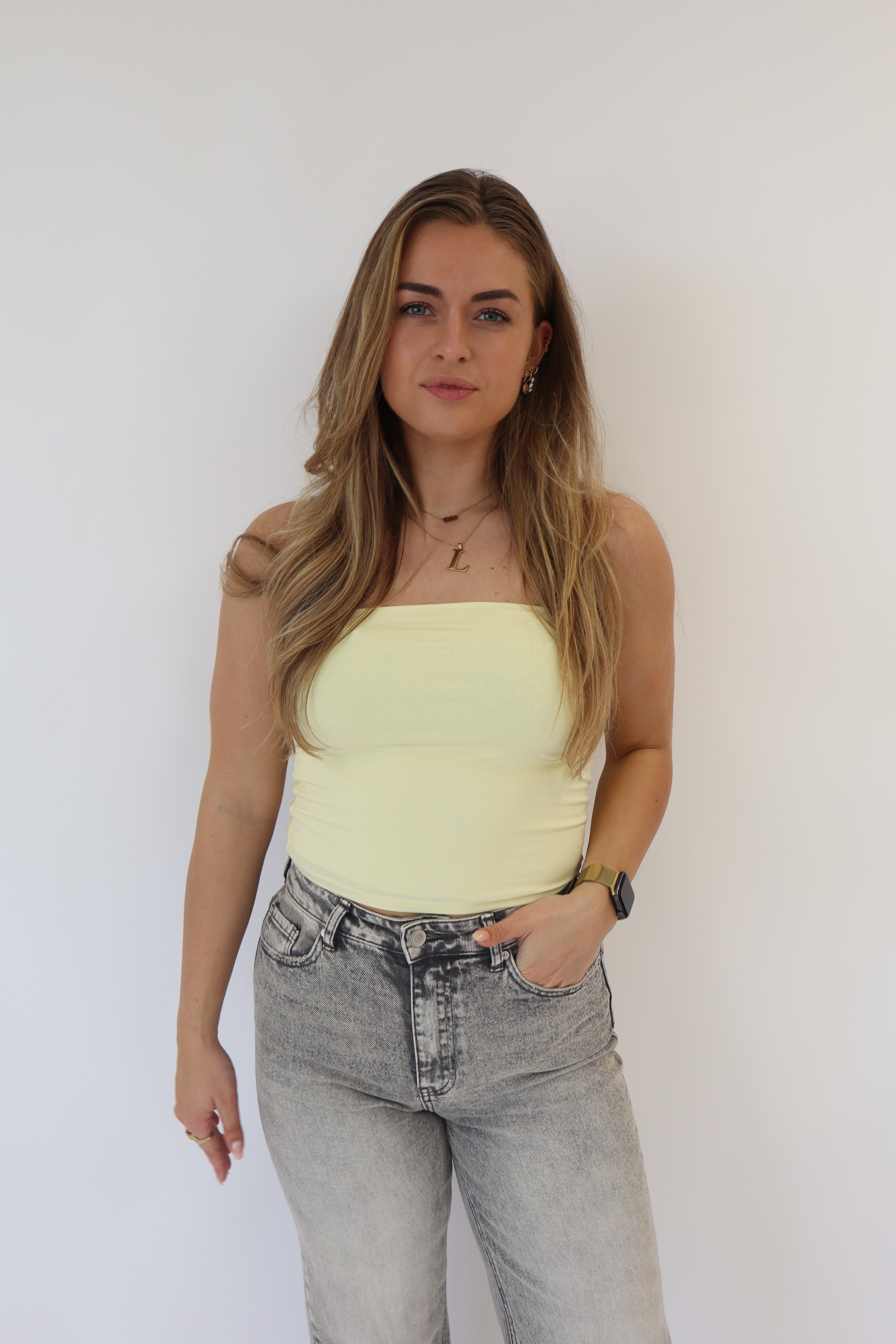 Bobby Tube Top Geel