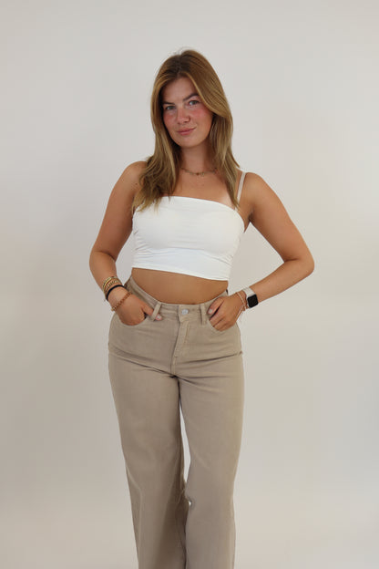 Madelief Wide Leg Jeans -  Sand RD9031-8