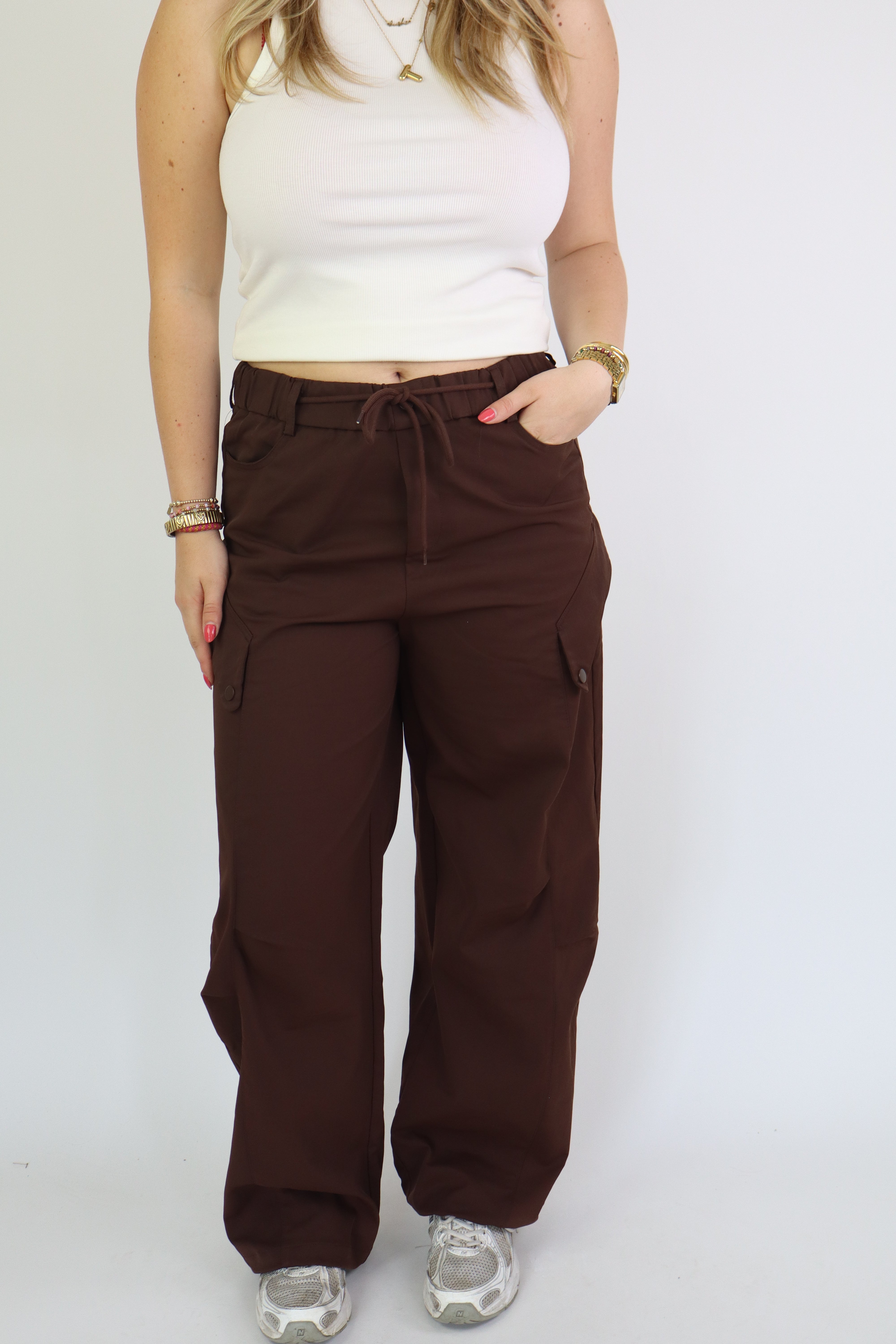 Sterre Cargo Pants Brown