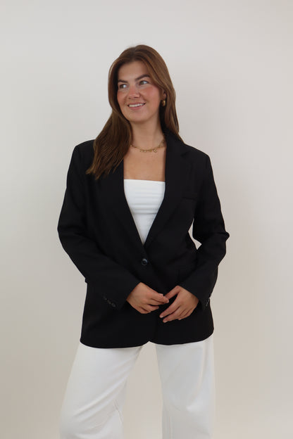 Bowie Oversized Blazer | Black