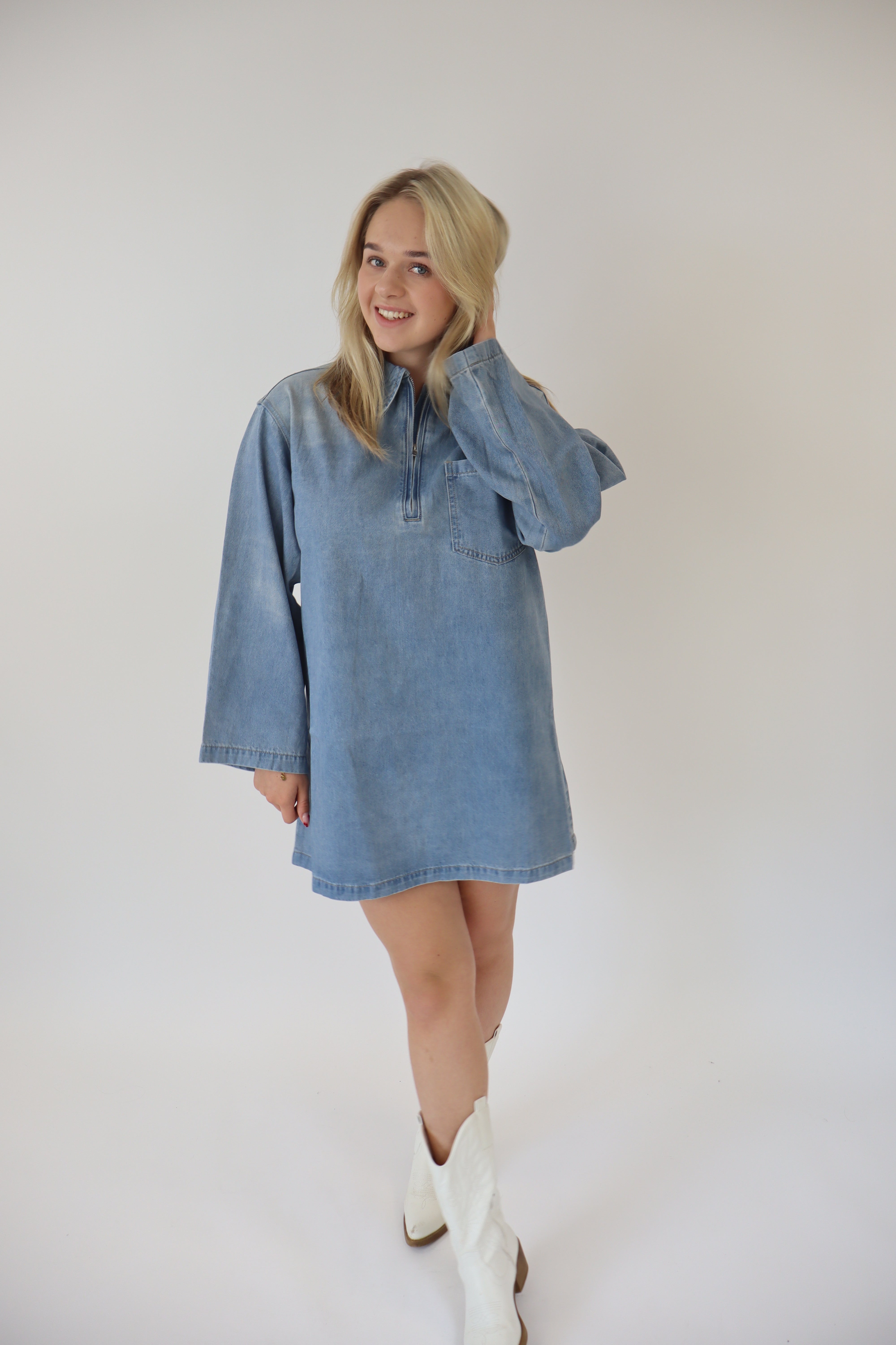 Gabrielle Denim Dress