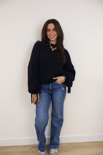 Jaimy Wide Leg Jeans Dark Denim | W3328