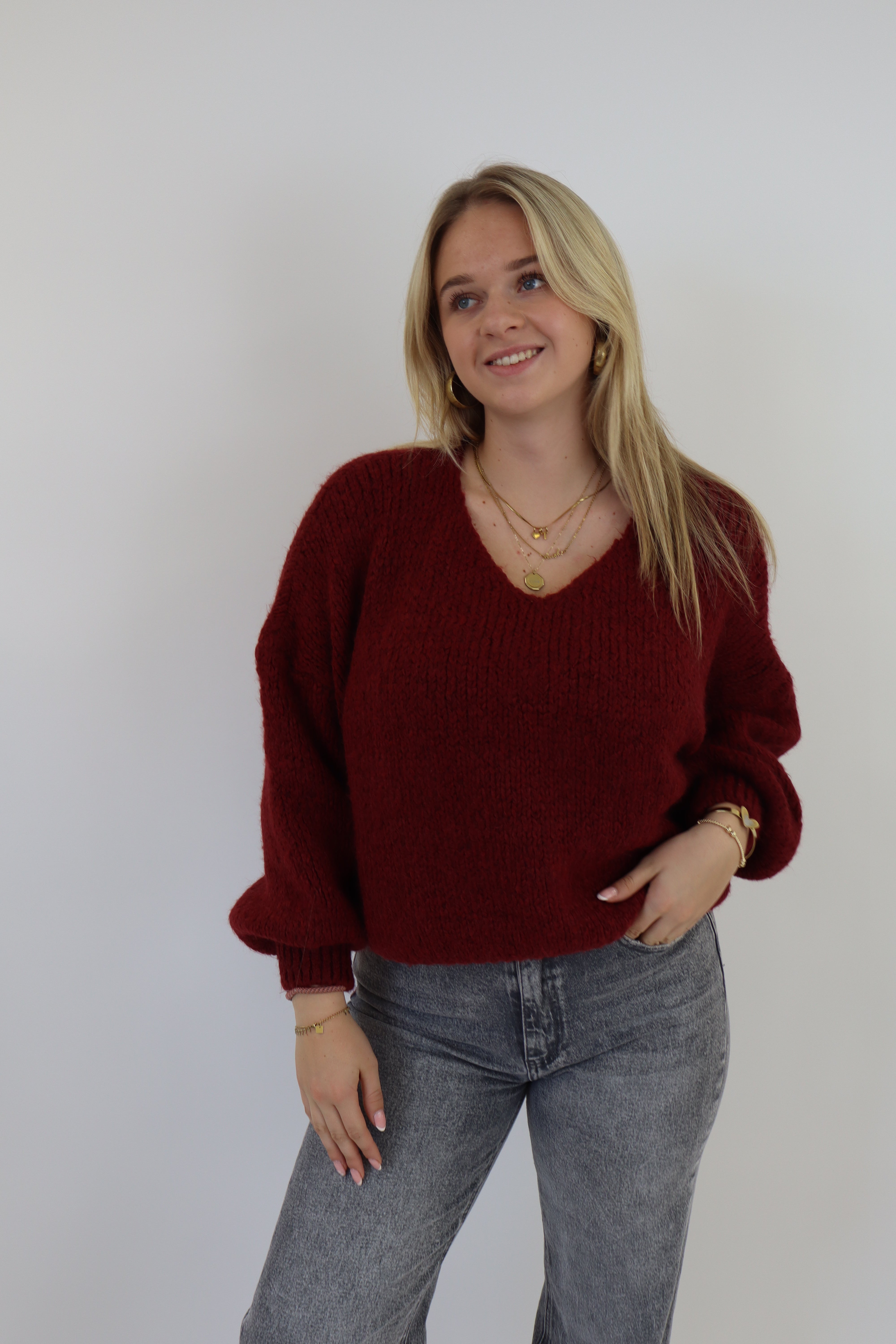 Soof Sweater Bordeaux