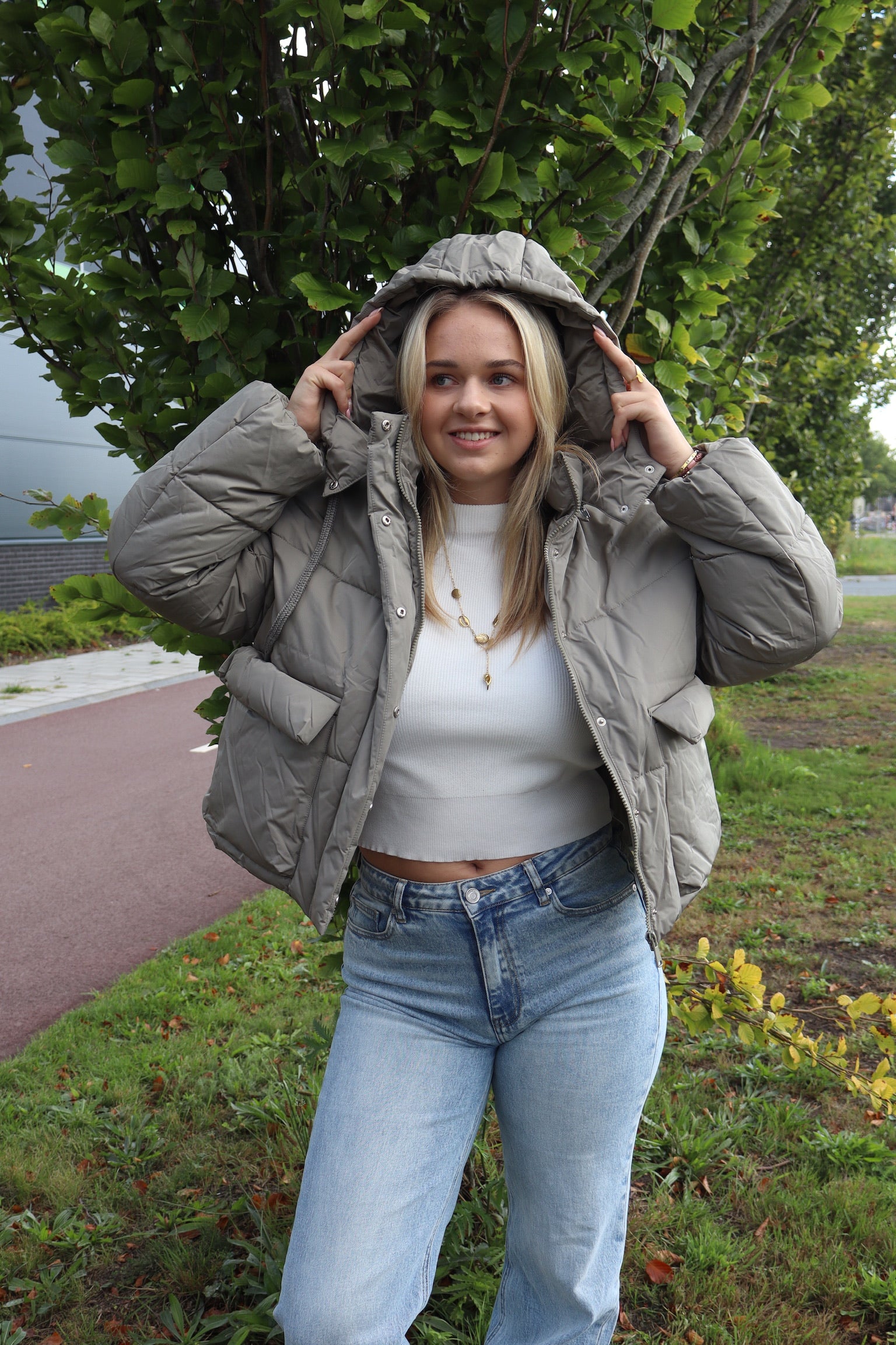 Puffer Jacket Groen