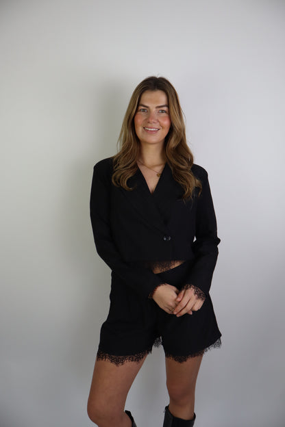 Kyenna Two Piece Set Black