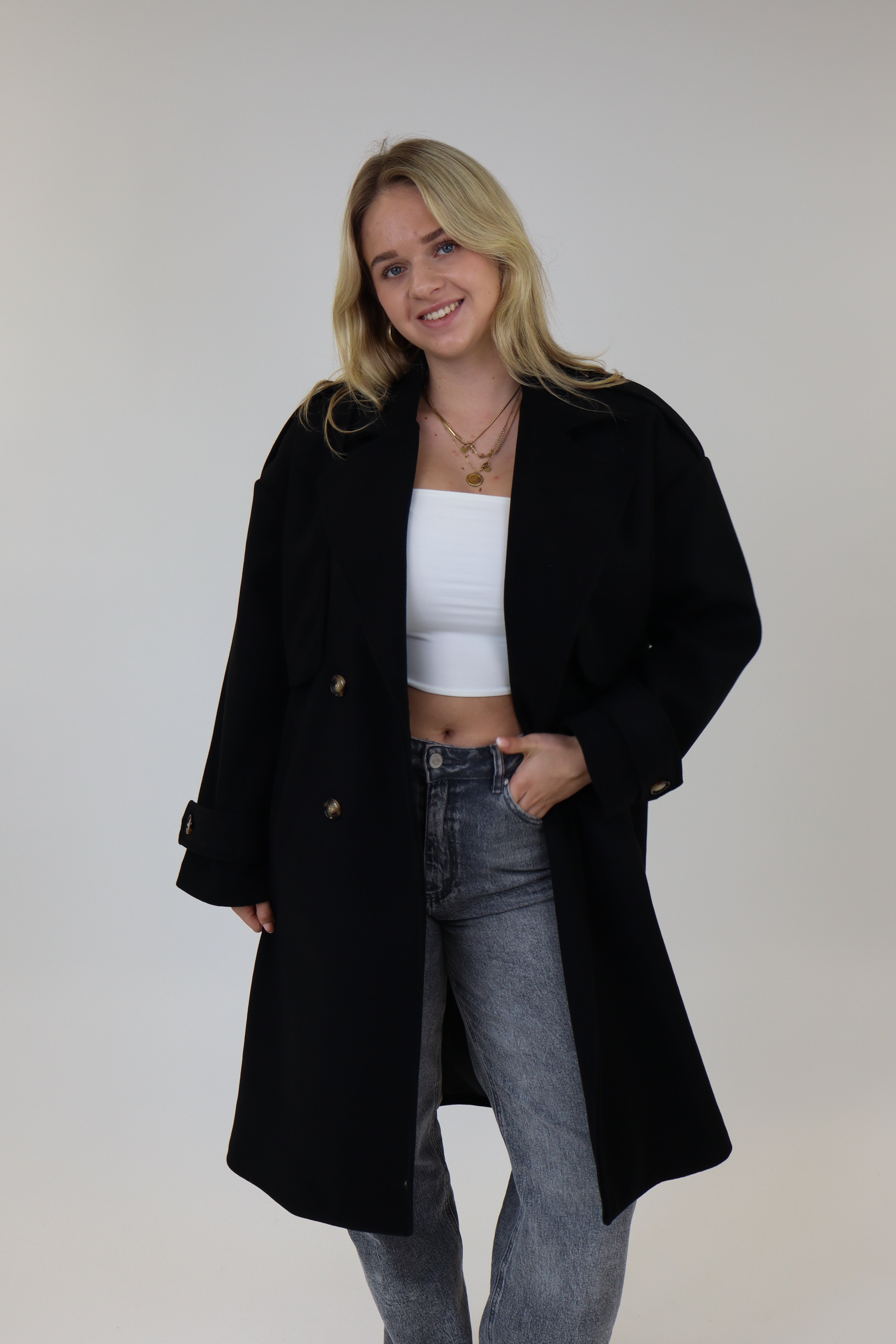 Benthe Trench Coat | Black