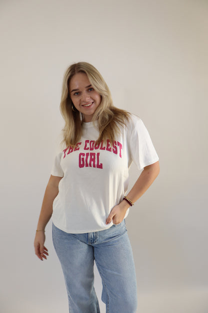 Coolest Girl Tee Fuchsia