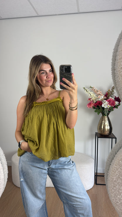 Flowy Top Green