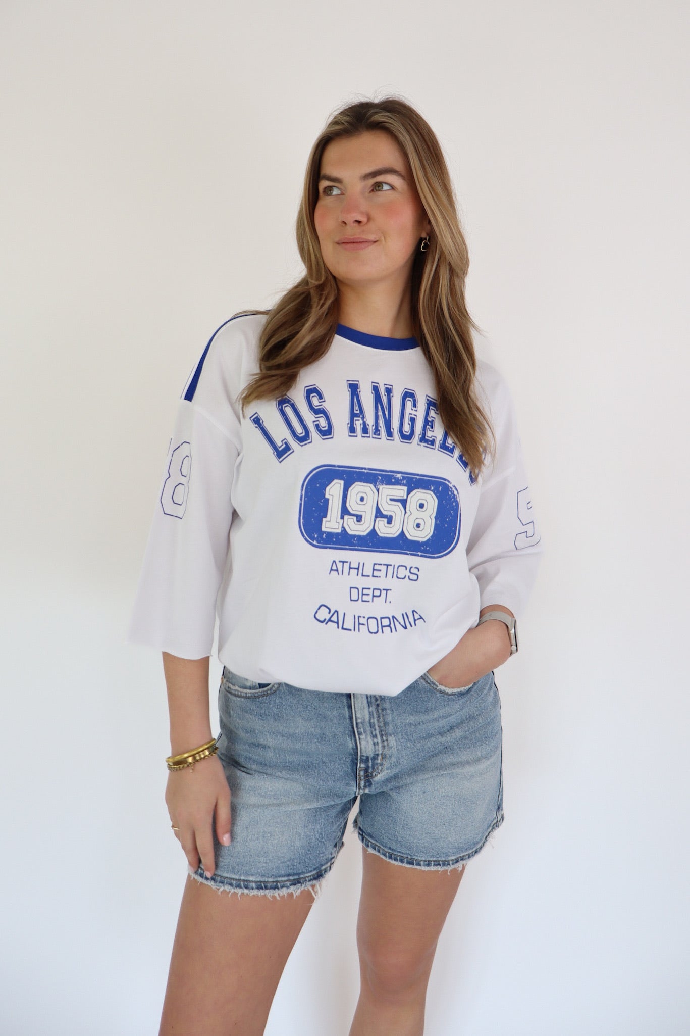 LOS ANGELES T-SHIRT BLUE