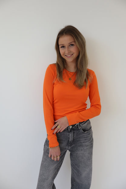 Kyra Basic Top Orange