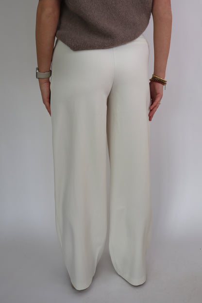 Bowie Wide Leg Pantalon Apricot