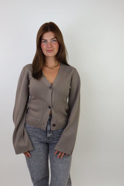 Suzie Cardigan Taupe