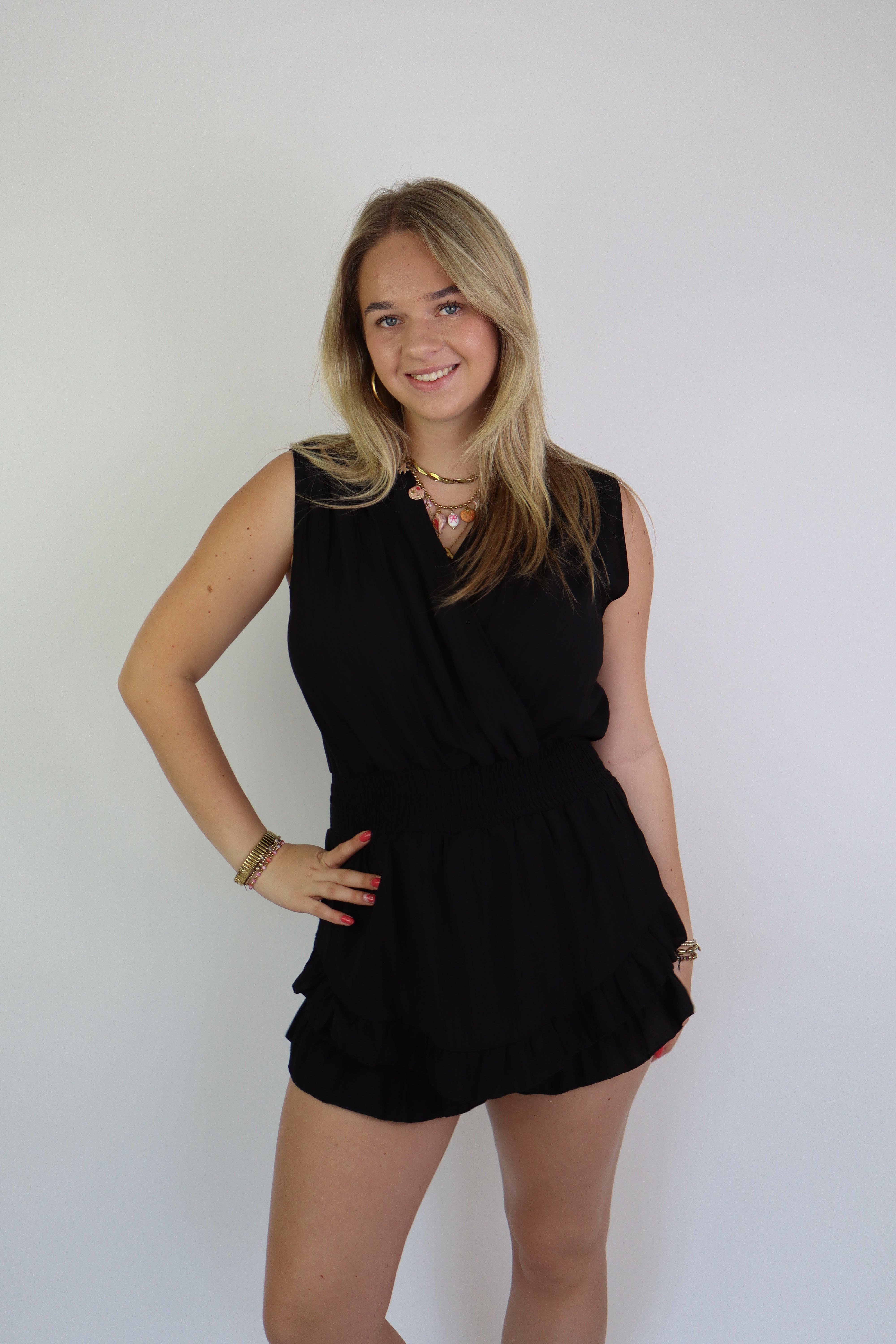 Indra Playsuit Black