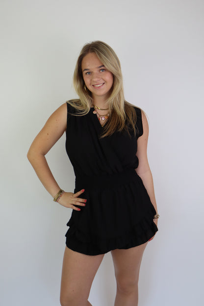 Indra Playsuit Black
