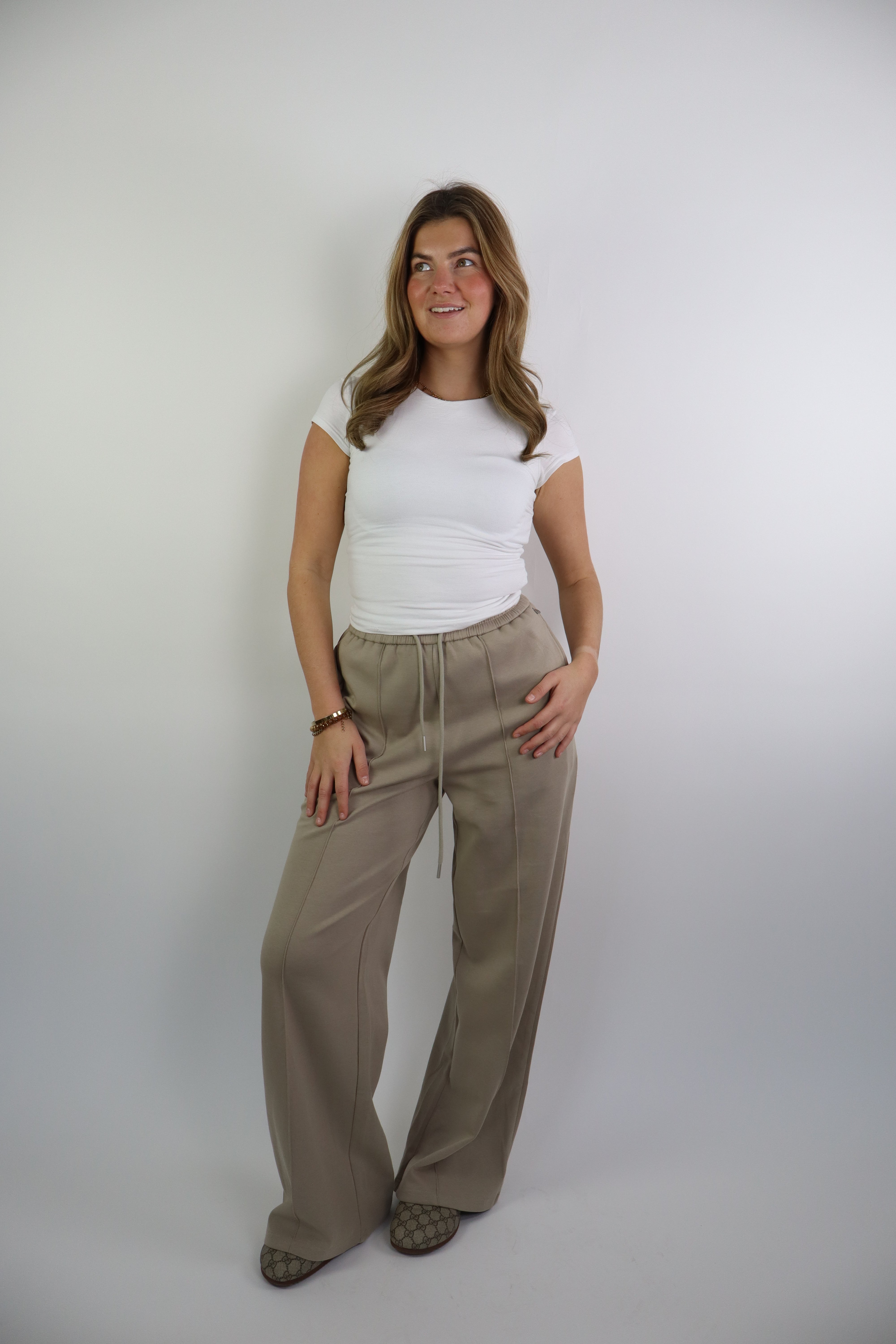 Ambika Basic Soft Pants Beige