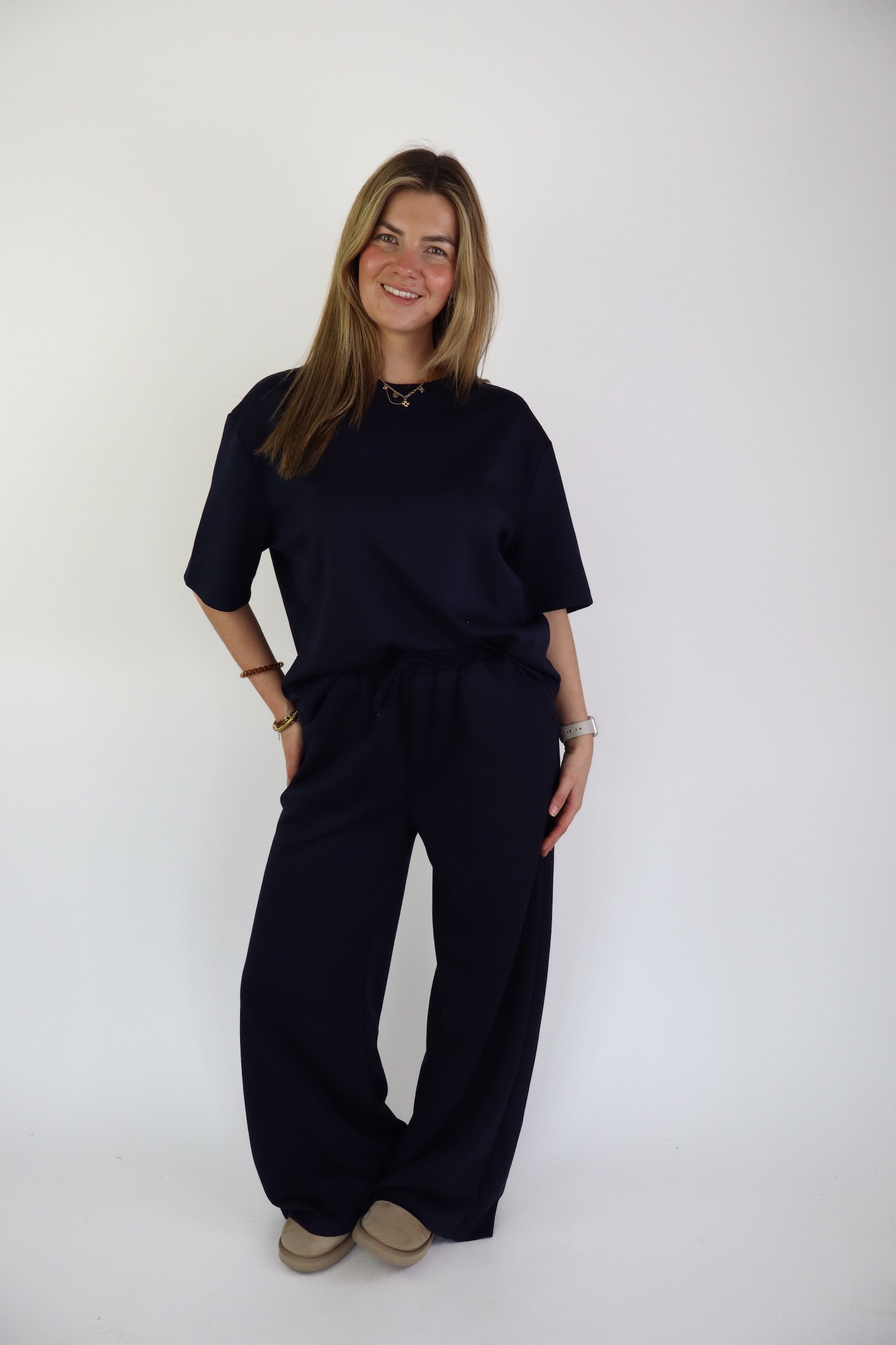 Yuki Two Piece Set Navy
