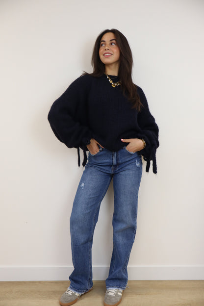 Jaimy Wide Leg Jeans Dark Denim | W3328