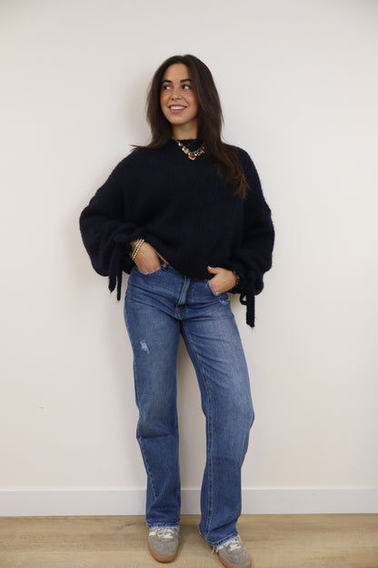 Jaimy Wide Leg Jeans Dark Denim | W3328