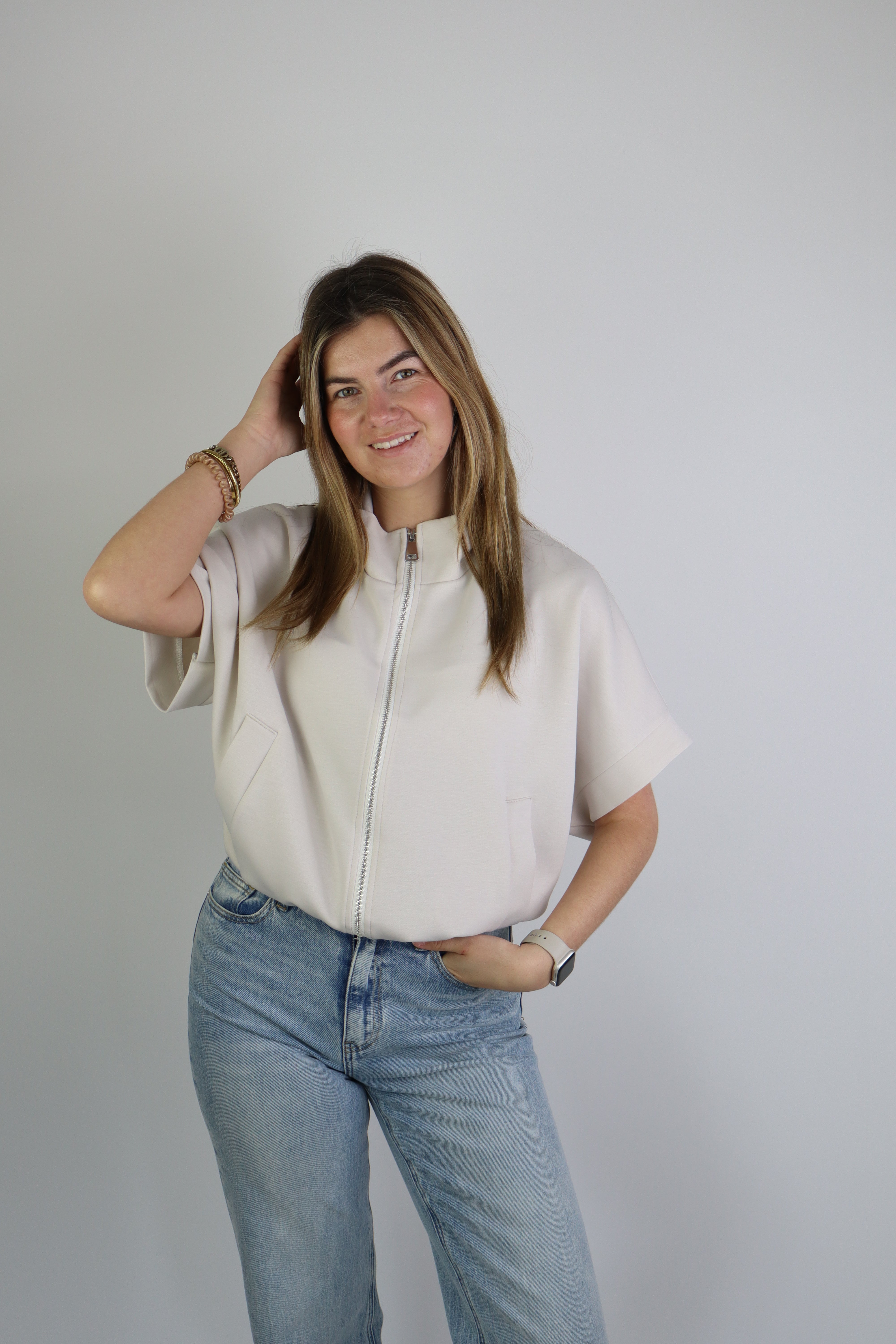Nora Vestje Beige