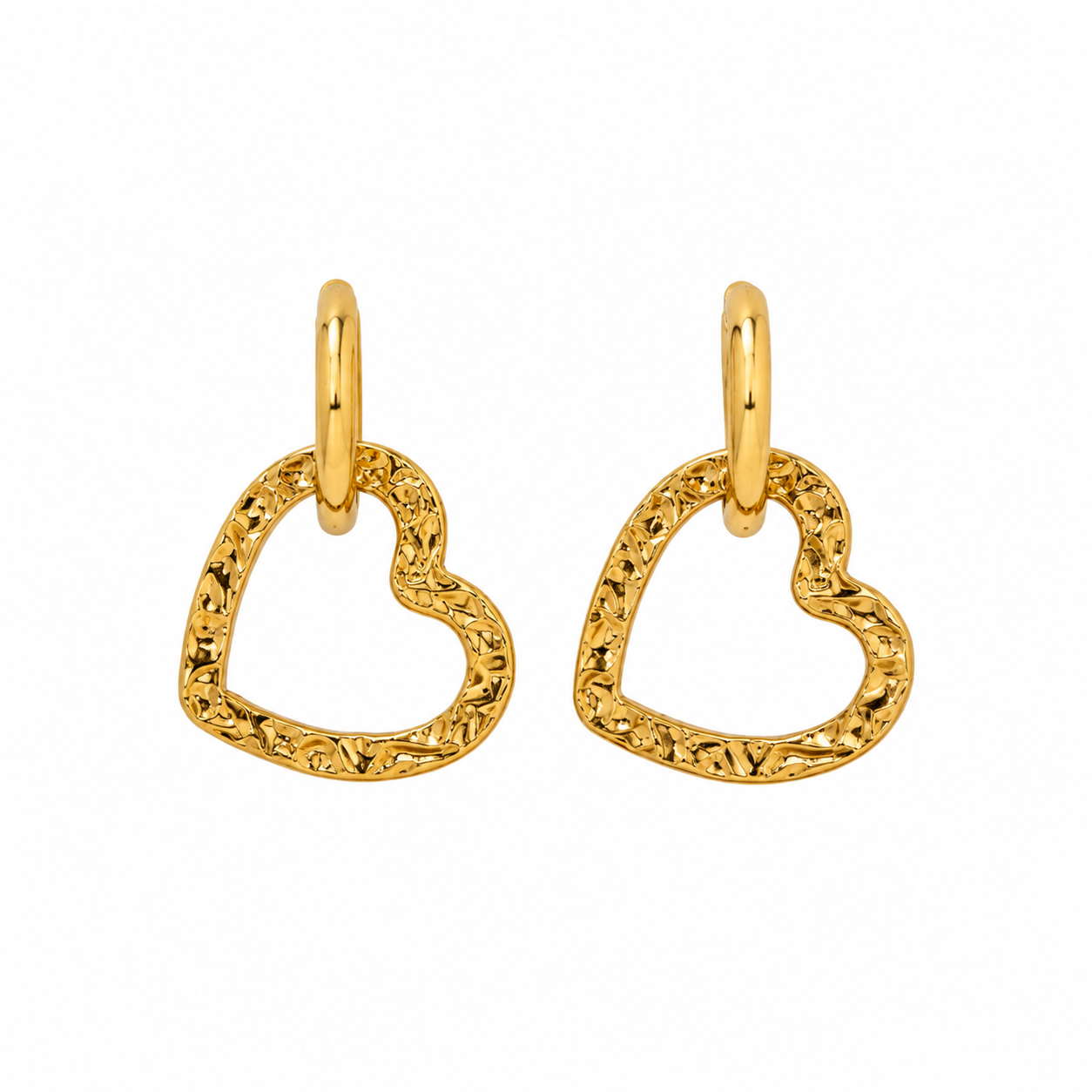 Heart Earrings Goud