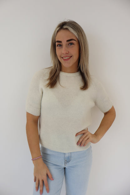 Basic Alpaca Top White