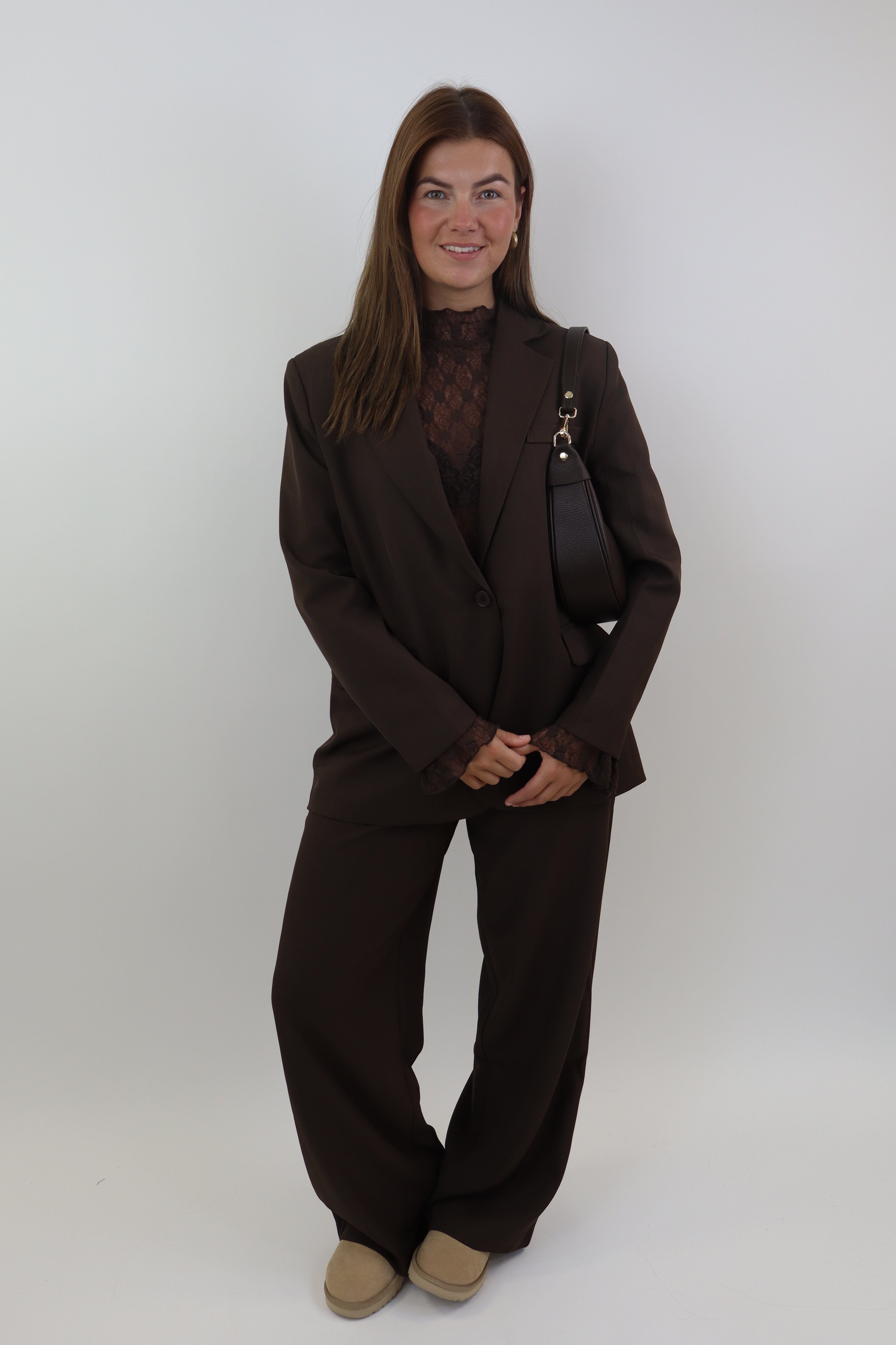 Bowie Oversized Blazer | Brown