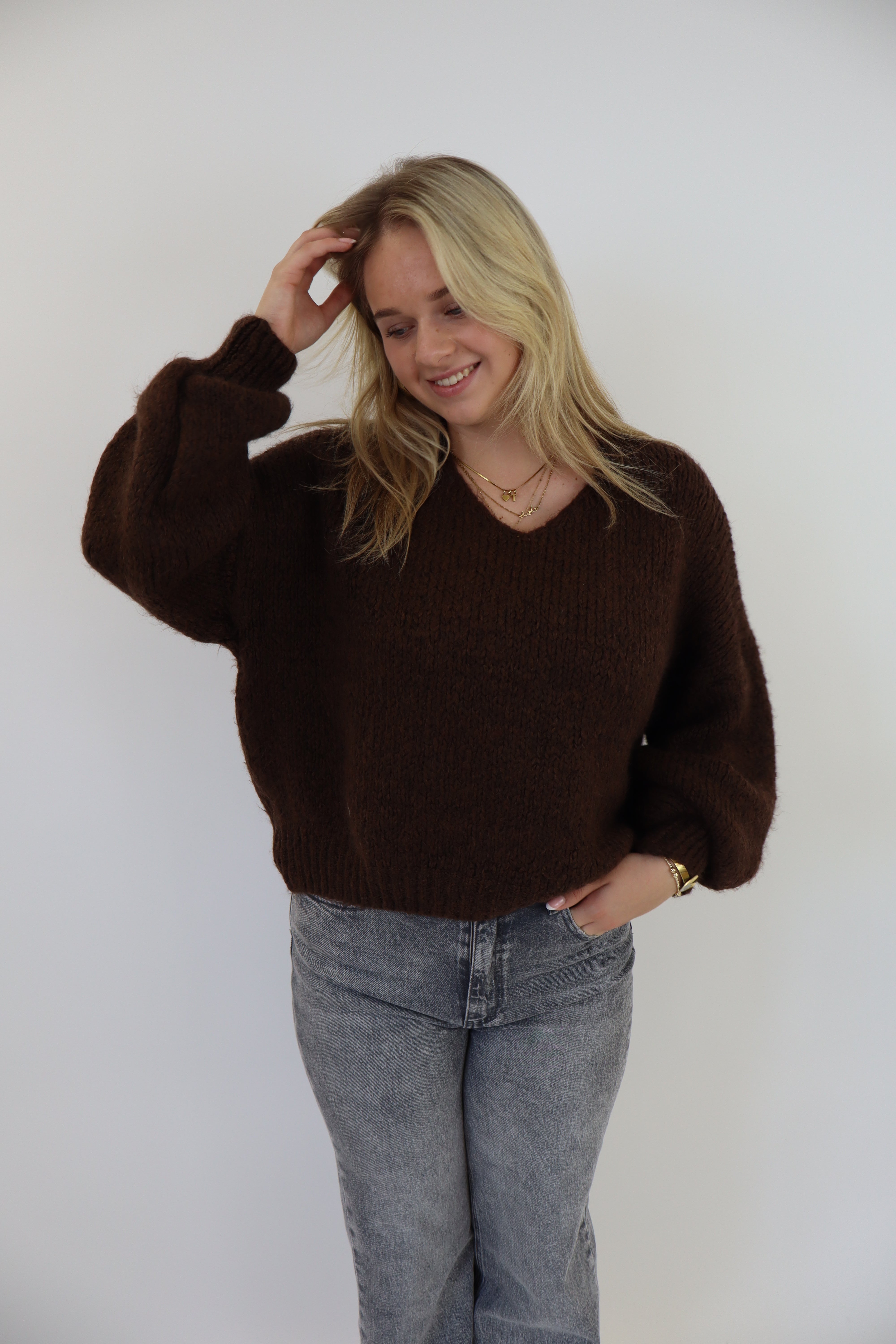 Soof Sweater Dark Brown
