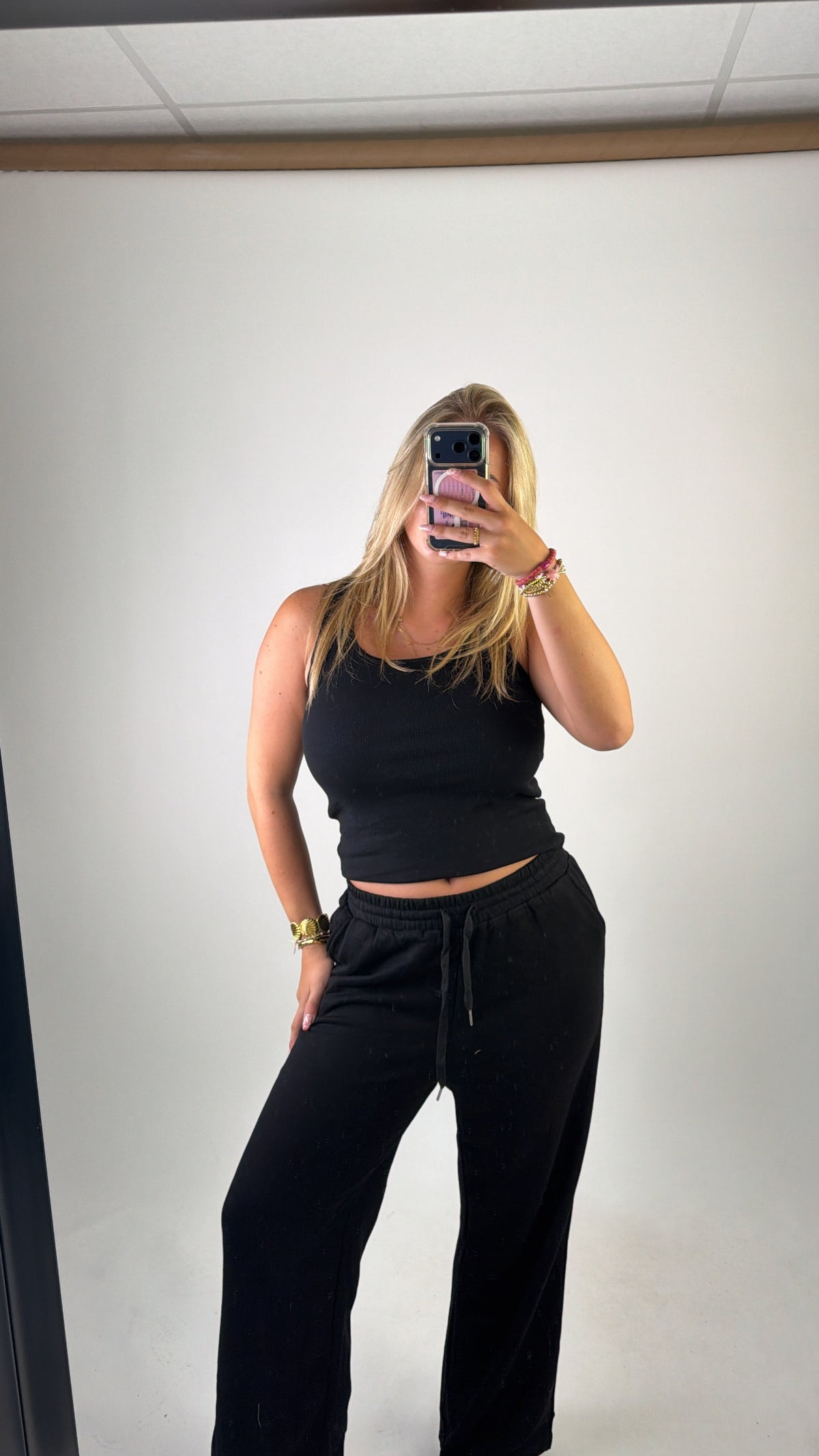 Basic Comfy Pants Black
