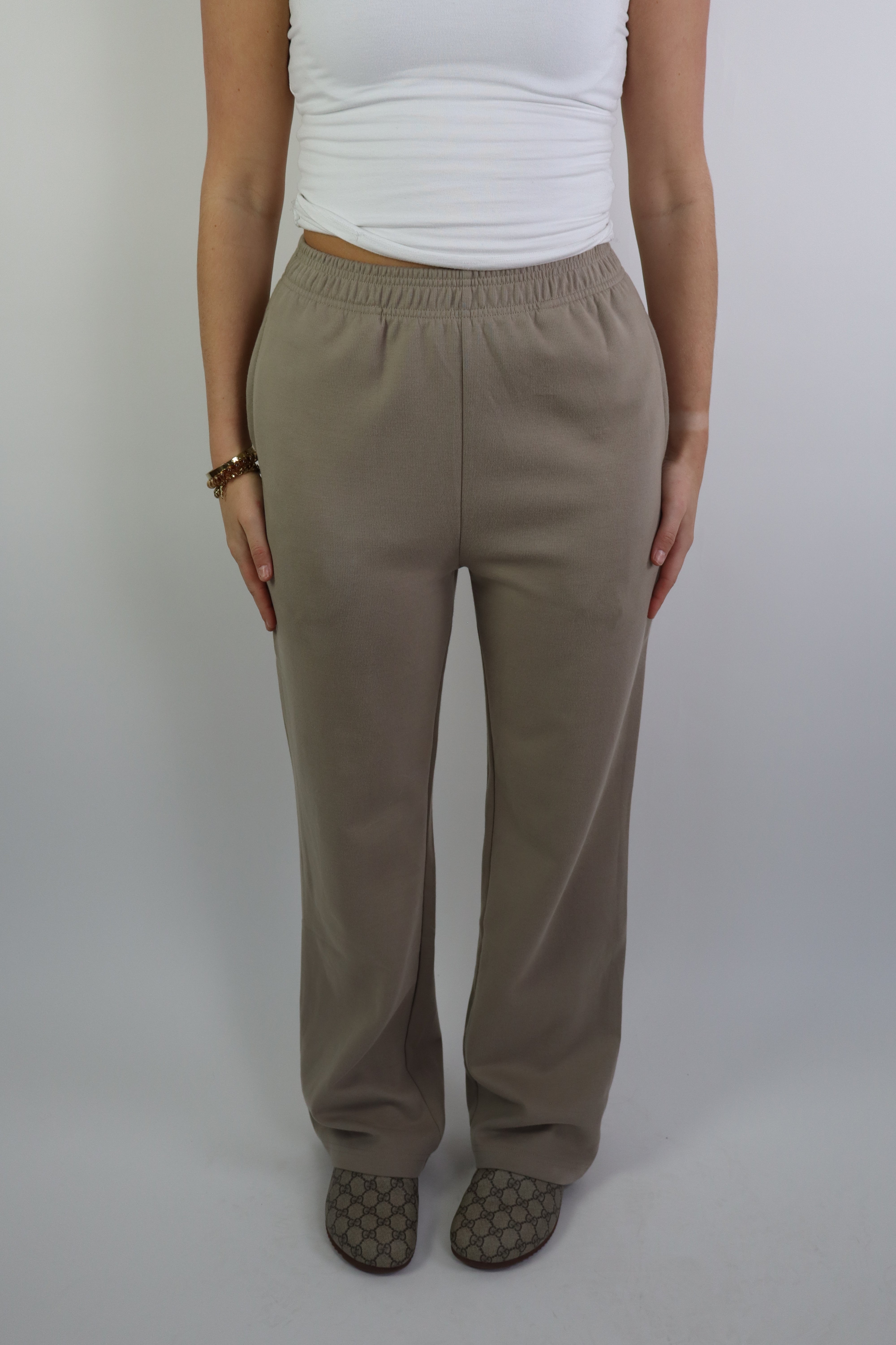By Kie Basic Pants Beige