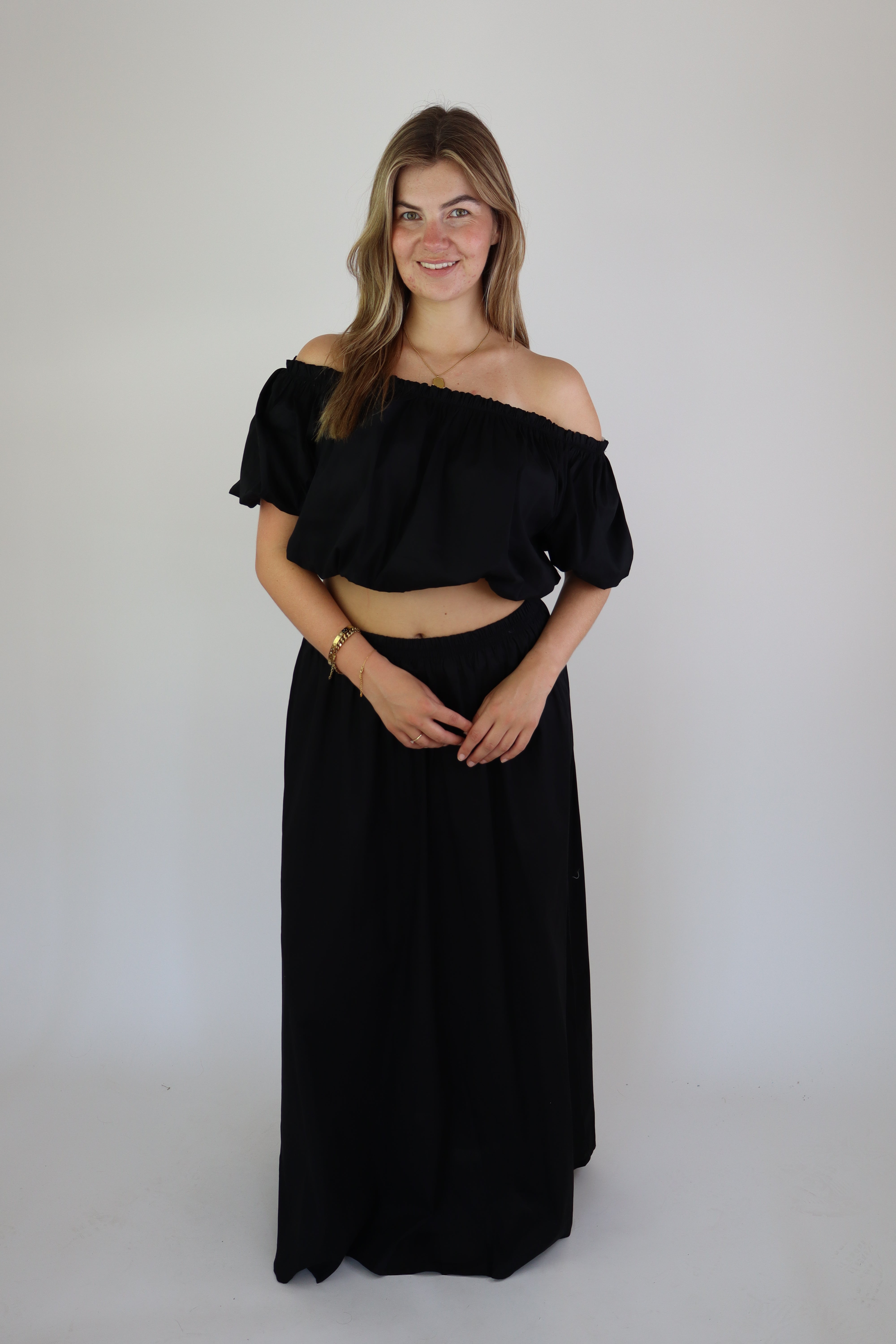 Loes Two Piece Set Black