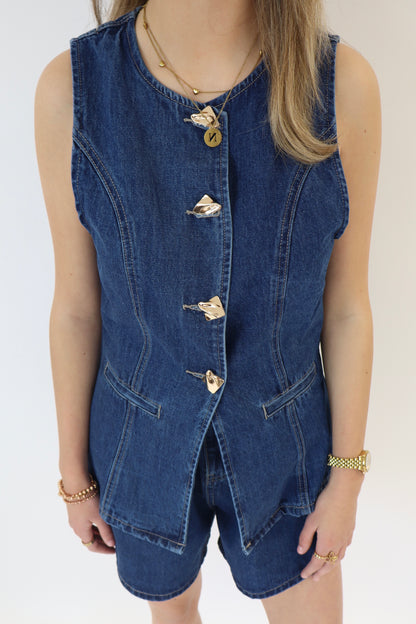 Jinthe Denim Gilet